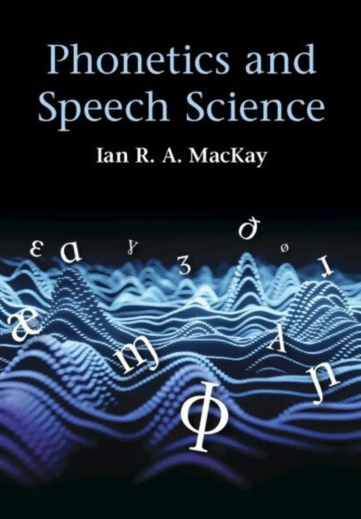 Phonetics and Speech Science