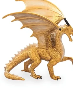 Plastfigur gulddrake