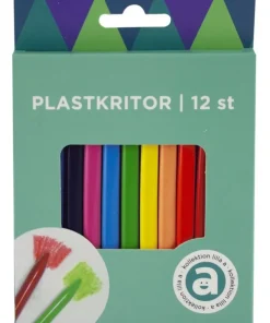 Plastkritor 12 färger