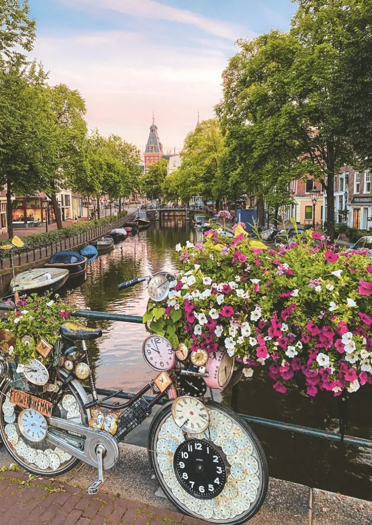 Pussel 1000 bitar - Bicycle Amsterdam