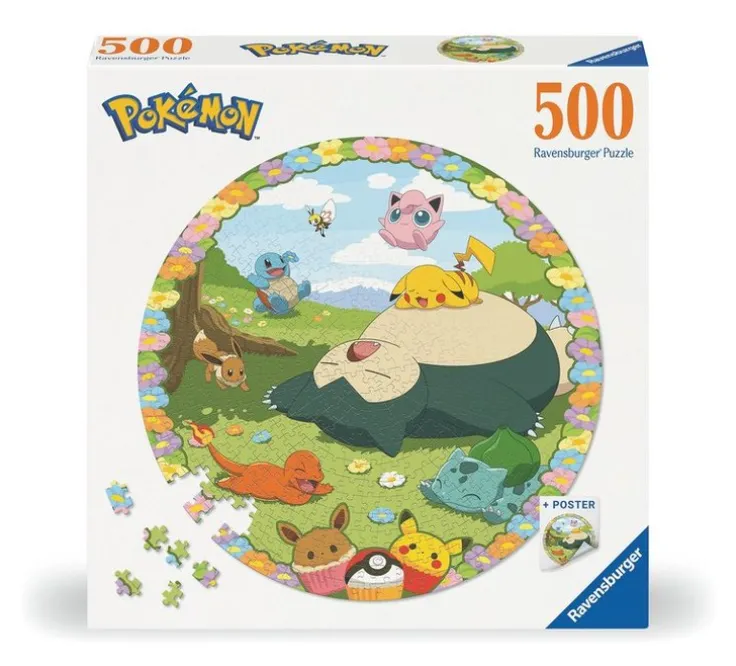 Pussel 500 bitar - Blooming Pokémon