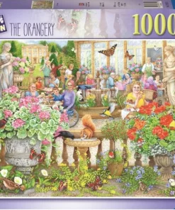 Pussel 1000 bitar - Cosy Café Secret Garden