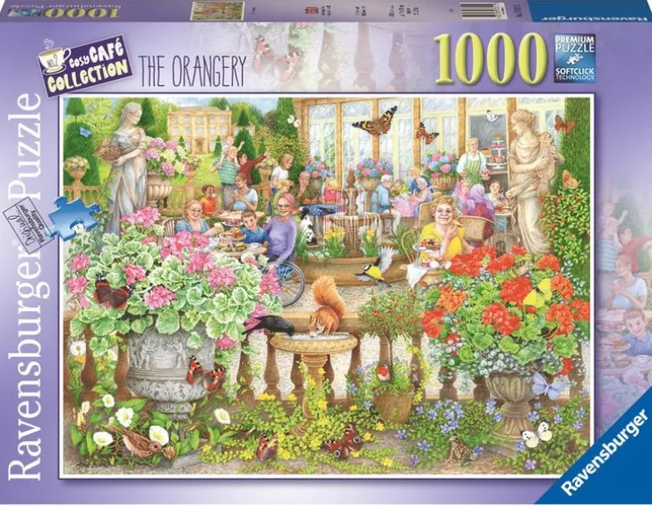 Pussel 1000 bitar - Cosy Café Secret Garden