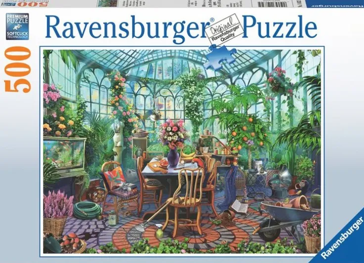 Pussel 500 bitar - Greenhouse Mornings