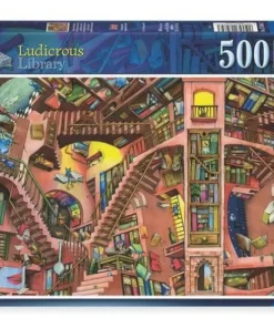 Pussel 500 bitar - Ludicrous Library