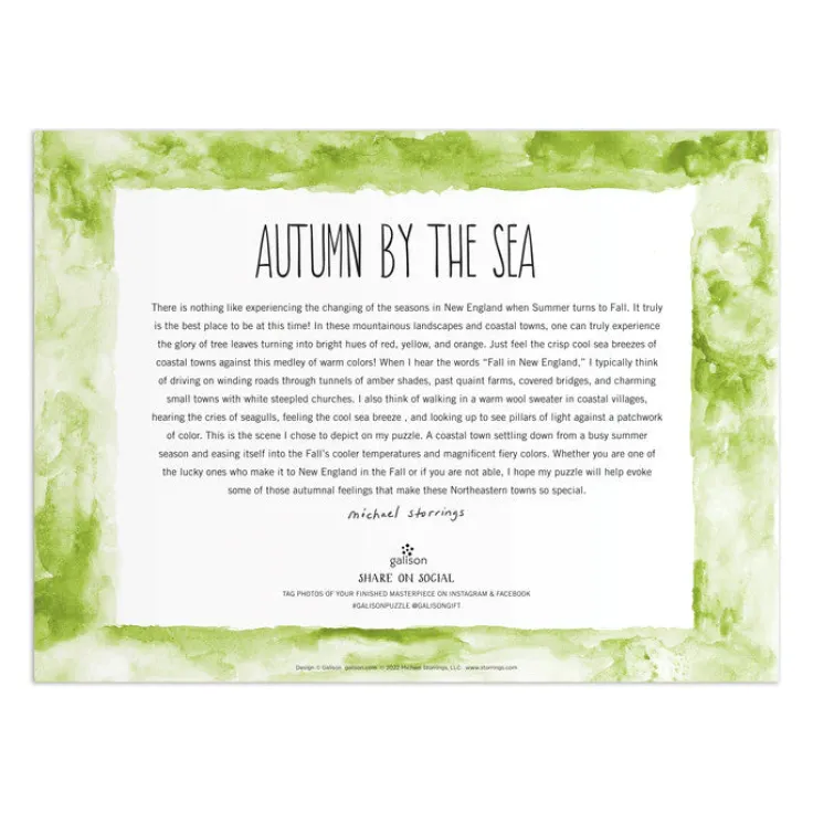 Pussel 1000 bitar - Michael Storrings : Autumn By the Sea