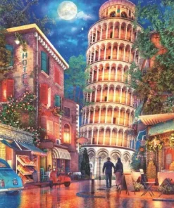 Pussel 500 bitar - Streets of Pisa
