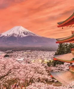 Pussel 1000 bitar - World's Smallest - Mount Fuji