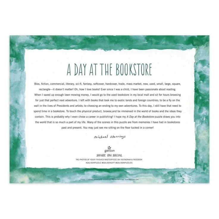 Pussel 1000 bitar A Day at the Bookstore by Storrings