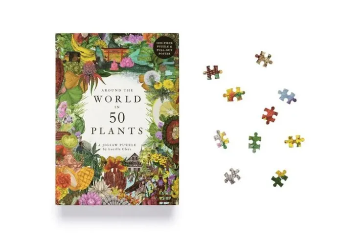 Pussel 1000 bitar Around the World in 50 Plants