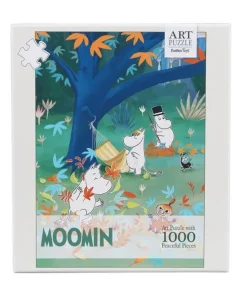 Pussel 1000 bitar Art Puzzle Moomin Play in the Forest