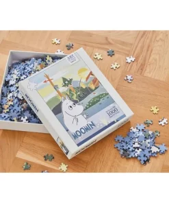 Pussel 1000 bitar Art Puzzle Moomin On Bridge