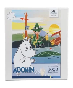 Pussel 1000 bitar Art Puzzle Moomin On Bridge