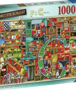 Pussel 1000 bitar Awesome Alphabet F&G