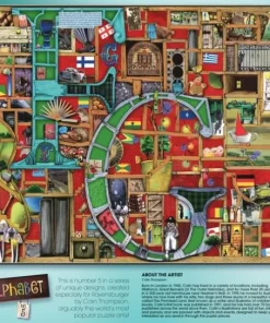 Pussel 1000 bitar Awesome Alphabet F&G