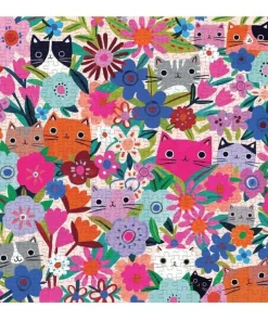 Pussel 500 bitar Blooming Cats