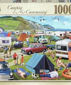 Pussel 1000 bitar Camping & Caravanning