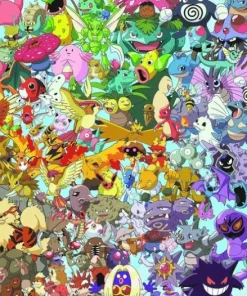 Pussel 1000 bitar Challenge - Pokémon