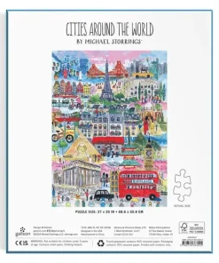 Pussel 1000 bitar Cities Around The World