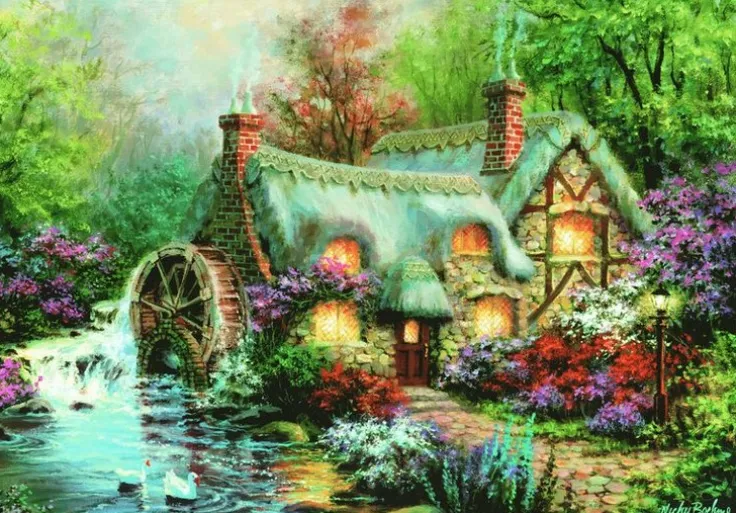 Pussel 1500 bitar Country Retreat High Quality Collection