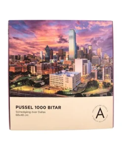 Pussel 1000 bitar Dallas i solnedgång