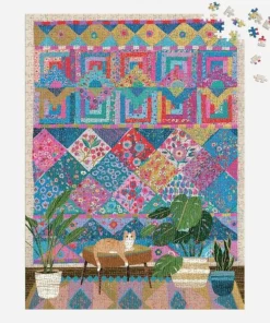 Pussel 1000 bitar folierade Quilter's Corner