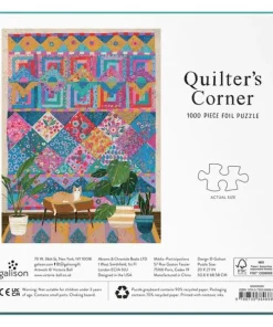 Pussel 1000 bitar folierade Quilter's Corner