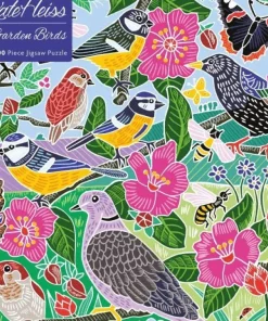 Pussel 1000 bitar Garden Birds, Kate Heiss