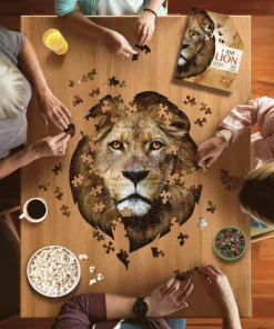 Pussel 300 bitar Head Shaped - I am Lion