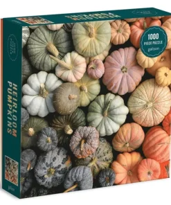 Pussel 1000 bitar Heirloom Pumpkins in Square Box