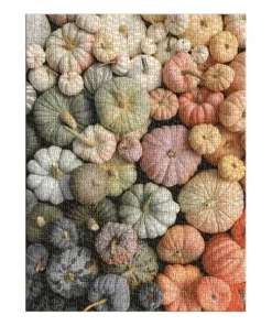 Pussel 1000 bitar Heirloom Pumpkins in Square Box