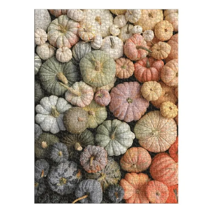 Pussel 1000 bitar Heirloom Pumpkins in Square Box
