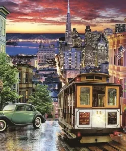 Pussel 3000 bitar High Quality Collection - San Francisco