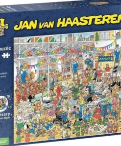 Pussel 1000 bitar Jan van Haasteren - 10th Anniversary JvH Studio