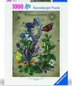 Pussel 1000 bitar Lifecircle Butterfly