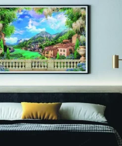 Pussel 3000 bitar Lush Terrace on Lake High Quality Collection