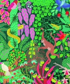 Pussel 1000 bitar Magical Rain Forest