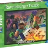 Pussel 100 bitar Minecraft Monster Minecraft