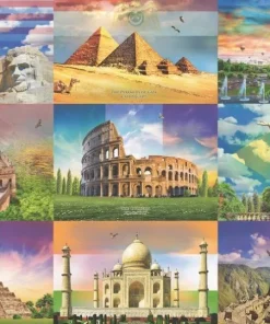 Pussel 200 bitar Monuments Of The World