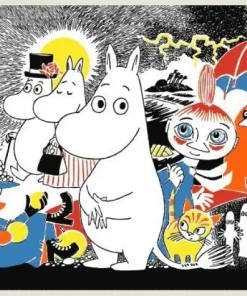 Pussel 1000 bitar Moomin: Comic Strip, Book One