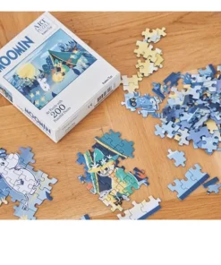 Pussel 200 bitar Mumin Art Puzzle blå