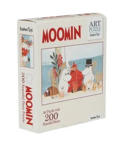 Pussel 200 bitar Mumin Art Puzzle röd