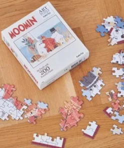Pussel 200 bitar Mumin Art Puzzle röd