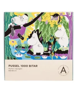 Pussel 1000 bitar Mumin i djungeln