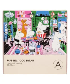 Pussel 1000 bitar Mumin och kakfesten