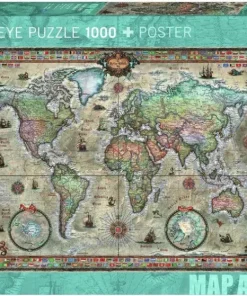 Pussel 1000 bitar Retro World