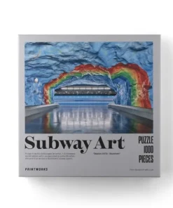Pussel 1000 bitar Subway Art Rainbow