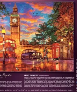 Pussel 1000 bitar Sunset At Parliament Square