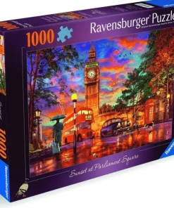 Pussel 1000 bitar Sunset At Parliament Square