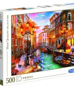 Pussel 500 bitar Sunset Over Venice High Quality Collection